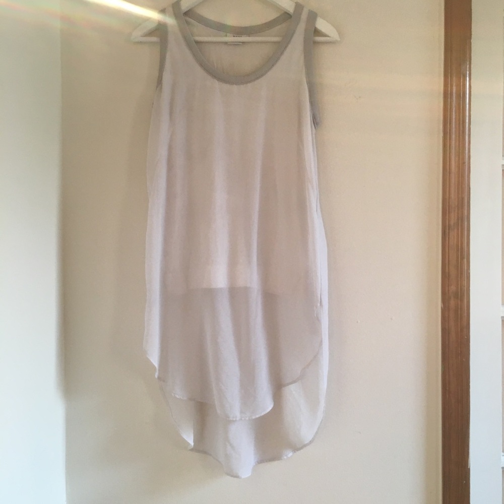 DKNY asymmetrical sleeveless top